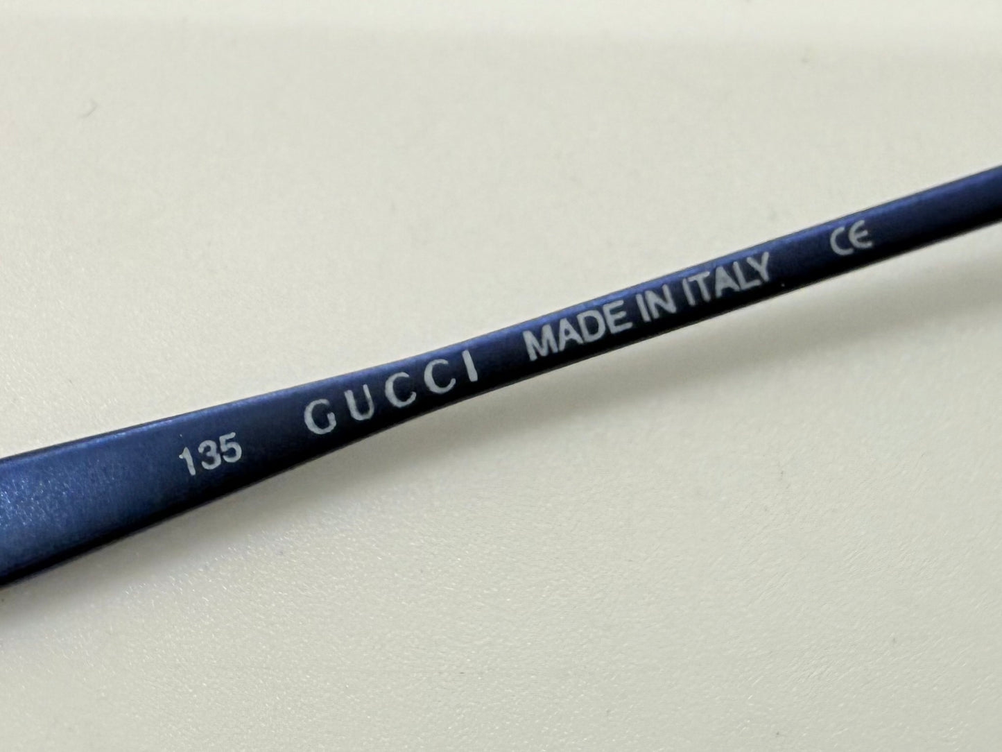 GUCCI GG1636 6XG-Blue Oval Optical Frames VINTAGE-Unworn-50mm