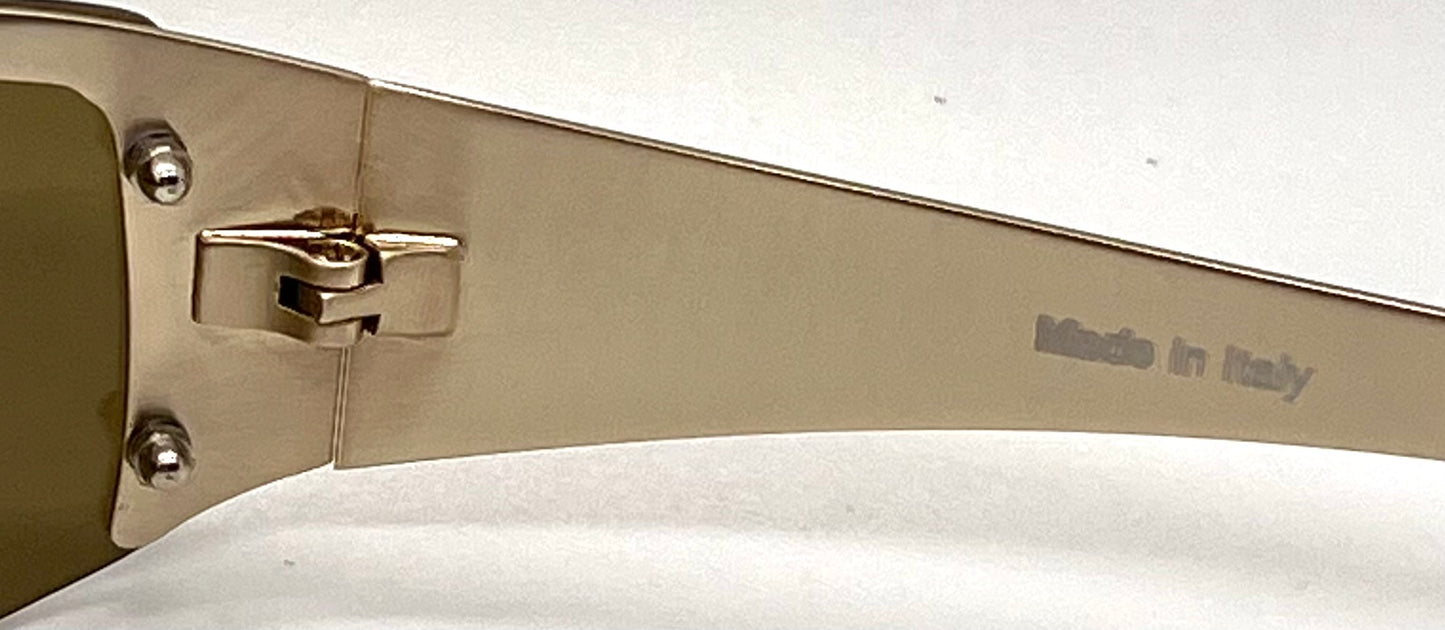 Basile BA4303 Shield Sunglasses Unworn NOS Made in Italy Y2K