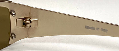 Basile BA4303 Shield Sunglasses Unworn NOS Made in Italy Y2K