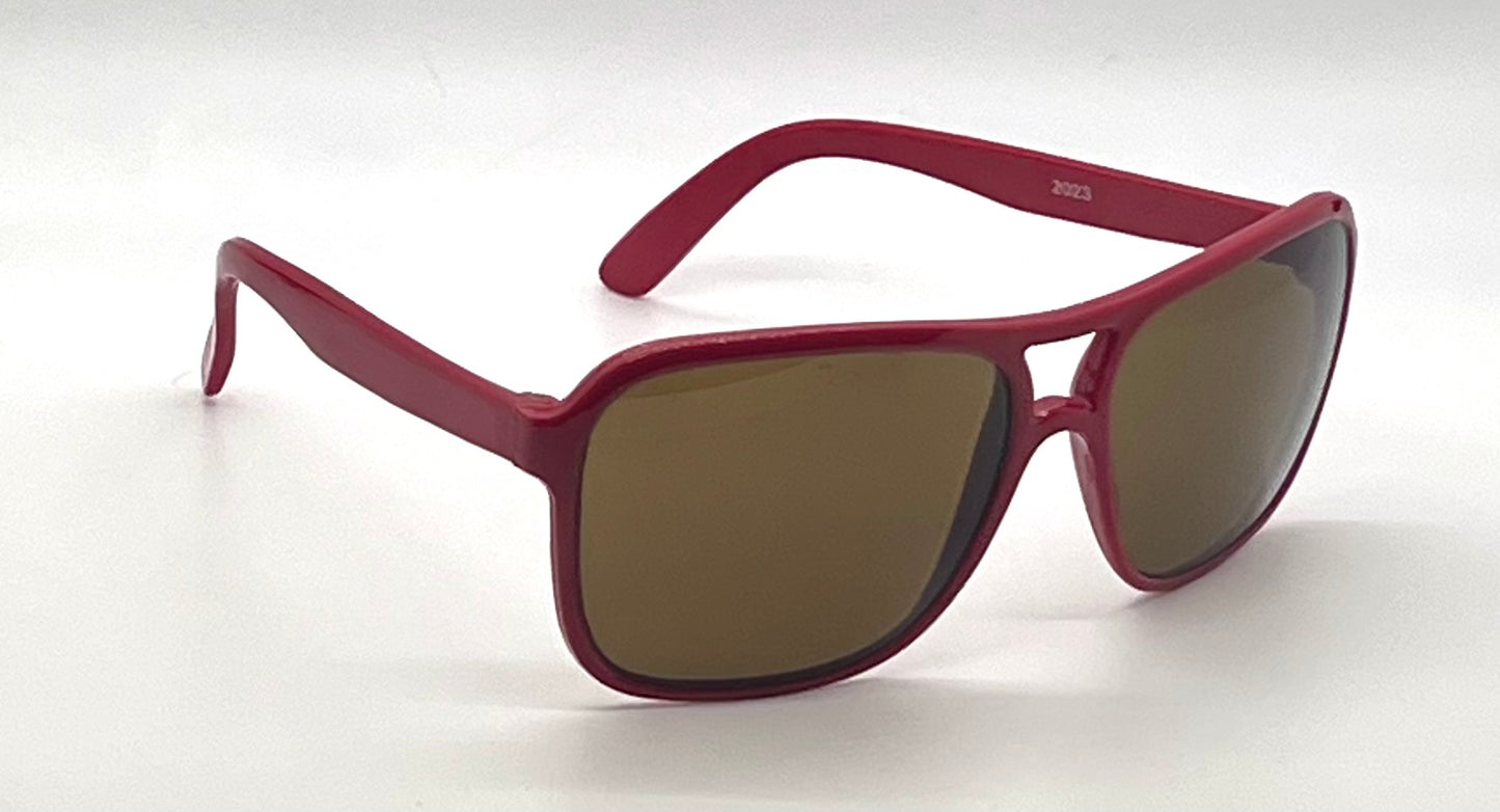 Vuarnet PX-2000 Red Unworn Deadstock Vintage Sunglasses Full Kit France