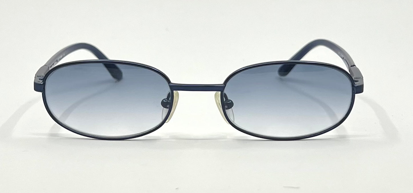 Gucci GG1374 6XG Blue Oval Y2K Sunglasses-New Gradient Custom Lenses-UNWORN