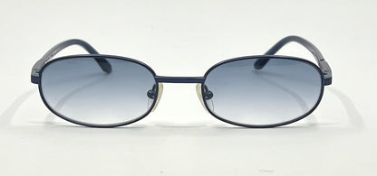 Gucci GG1374 6XG Blue Oval Y2K Sunglasses-New Gradient Custom Lenses-UNWORN