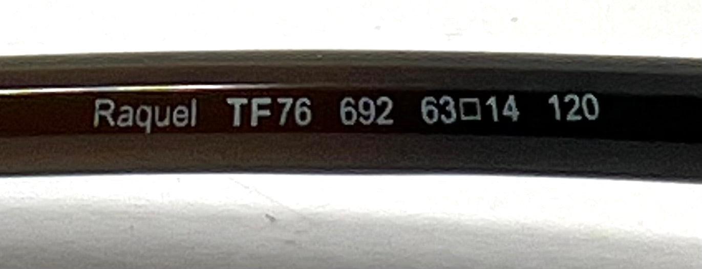 Tom Ford Raquel TF76 692 Sunglasses 63mm-Italy Unworn Deadstock-Full Kit