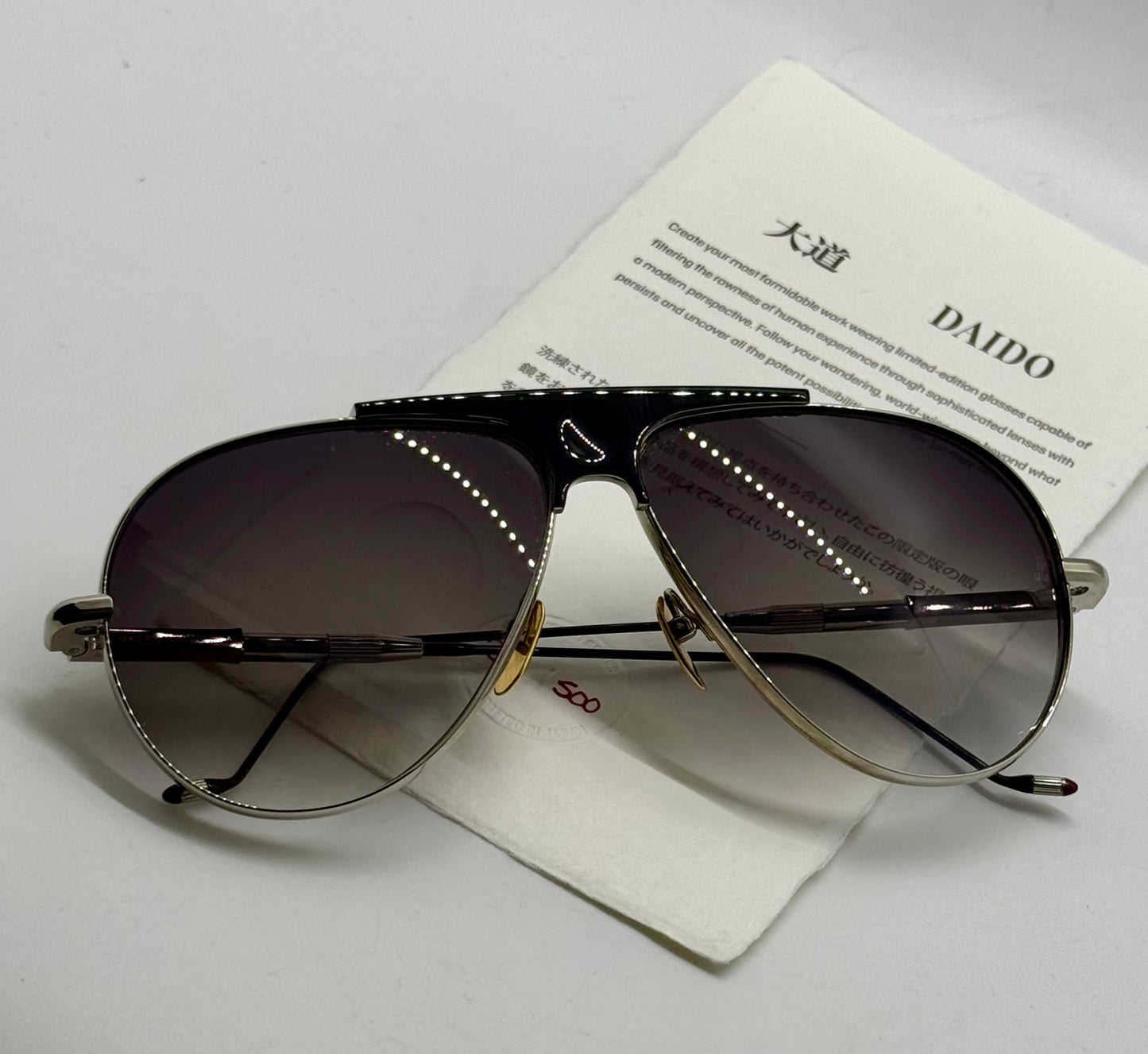Jacques Marie Mage DAIDO Silver Kyosho Titanium Sunglasses-Full Kit-Ltd. 500