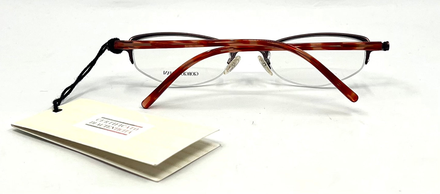 Giorgio Armani GA465 Vintage Semi-Rimless Optical Frame-Unworn-Italy