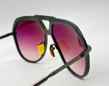 Jacques Marie Mage LOCKHEED BLACK-Titanium Sunglasses-Ltd 400-Full Kit