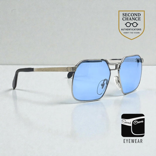 Neostyle FLEET Vintage Metal Sunglasses-New Blue Tinted Custom Lenses