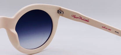 Unworn NOS Agent Provocateur “Adore Me” (AP/65/2) Cream Sunglasses - Made in Japan, Rare Find