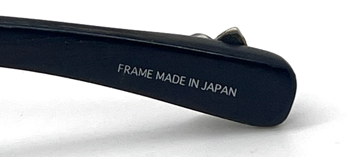 Chrome Hearts VELVEDERE SS-WEB-Vintage Rimless Wood Temple-New Custon Blue Zero Lenses