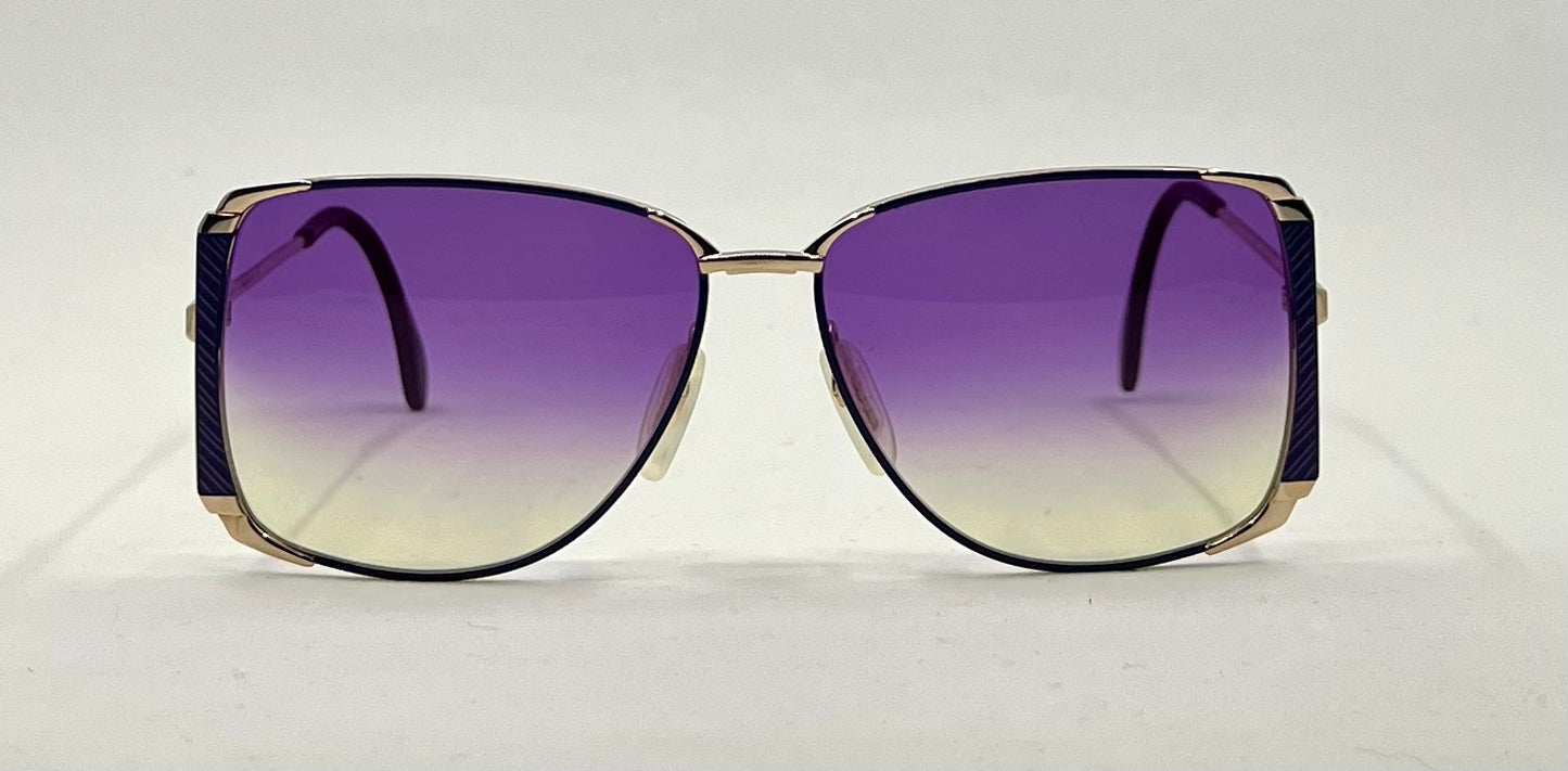 ZEISS 9293/0 Vintage Sunglasses w/New Purple to Yellow Gradient Custom Lenses-60mm