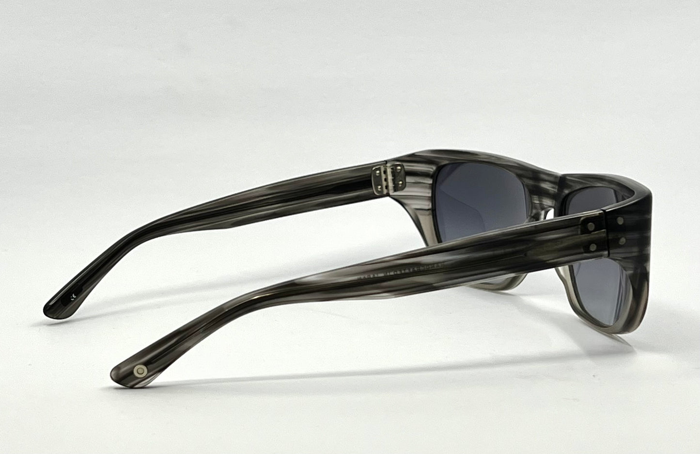 SALT. Polarized Sunglasses- Striated Grey Acetate-Japan-Unworn/Deadstock