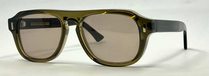 Cutler and Gross 1819 Olive Sunglasses 55-17 Handmade Italy | New Custom Lenses | Full Kit