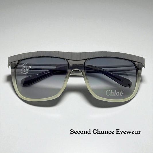 Chloé CL2186 C01-VINTAGE Shield Sunglasses-RARE/UNWORN-France-58mm-Grey Gradient