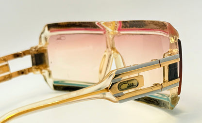 Vintage CAZAL 856 Col. 244 Deluxe Sunglasses-Iconic 1980s Hip-Hop Legend