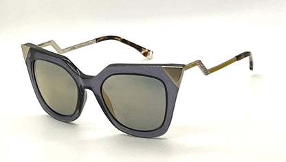 FENDI FF0060/S Y2K Deadstock Optyl Geometric Sunglasses Italy 52-20