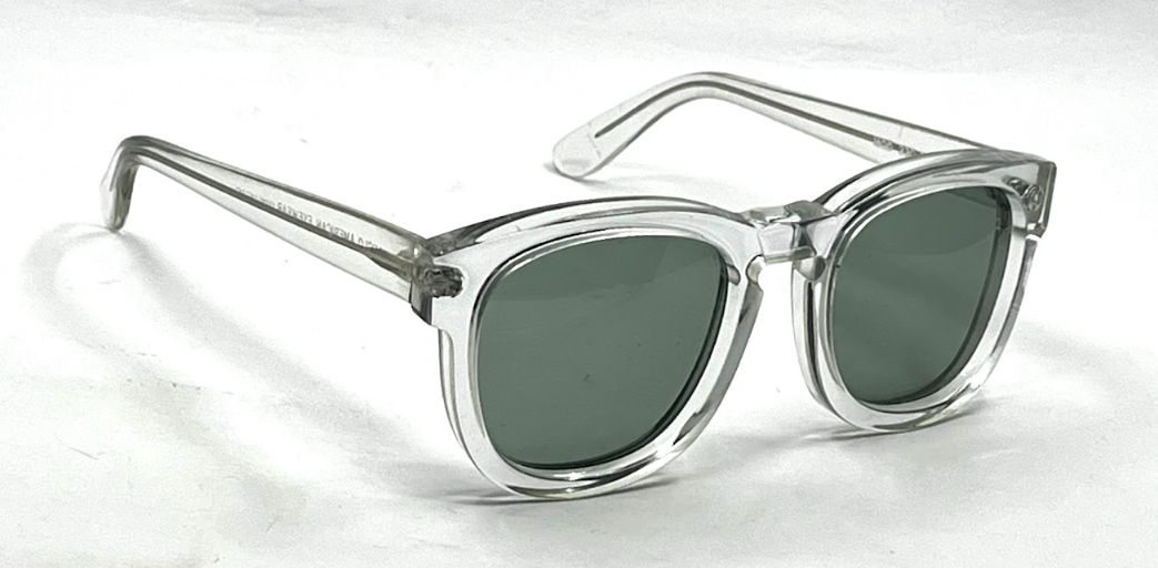 Anglo American MOD-230 Crystal Sunglasses-New Custom Lenses-Unworn