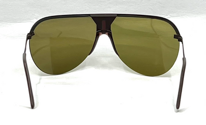 Avanti LTD6-Vintage Shield Aviator Sunglasses Italy Unworn/Green Lens 62mm