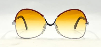 Silhouette MOD 480 Vintage Aviator Sunglasses-New Sunset Gradient Custom Lenses