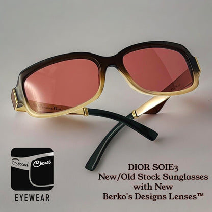 Dior Soie3 Sunglasses-New/Old Stock Frames w/New Berko’s Designs Lenses