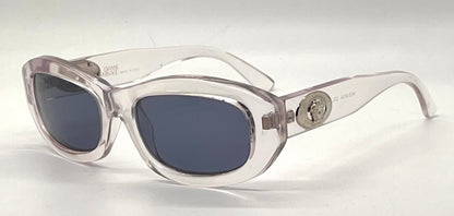 Gianni Versace 481/A 924 Vintage Crystal Sunglasses NOS/Original Lenses-Italy-54mm