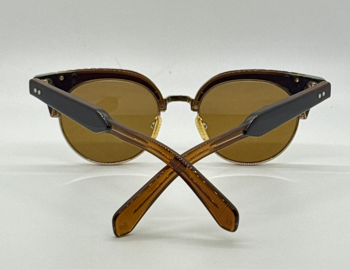 JACQUES MARIE MAGE X BEAUVOIR in COFFEE-New Solid Tobacco Custom Polarized Lenses-Ltd. 300 pcs.-FULL KIT