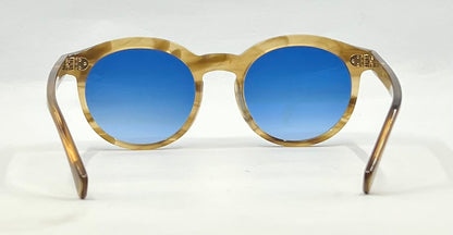Wildfox “Harper” Panto Sunglasses with Blue Gradient Lenses-Unworn
