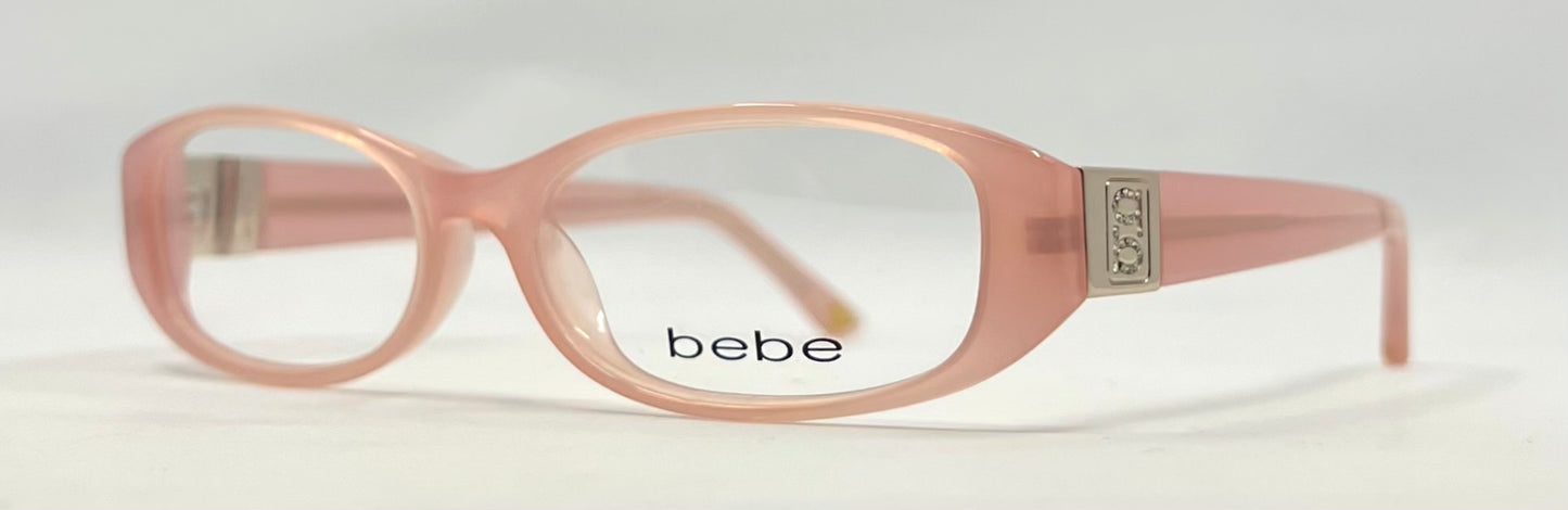 bebe Luminous Pink Optical Frames 51-15-135 Deadstock Unworn Y2K