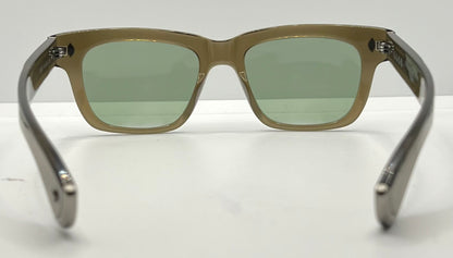 Garrett Leight x Officine Générale OLIO 50mm Sunglasses w/New Mint Custom Lenses-Unworn/Full Kit