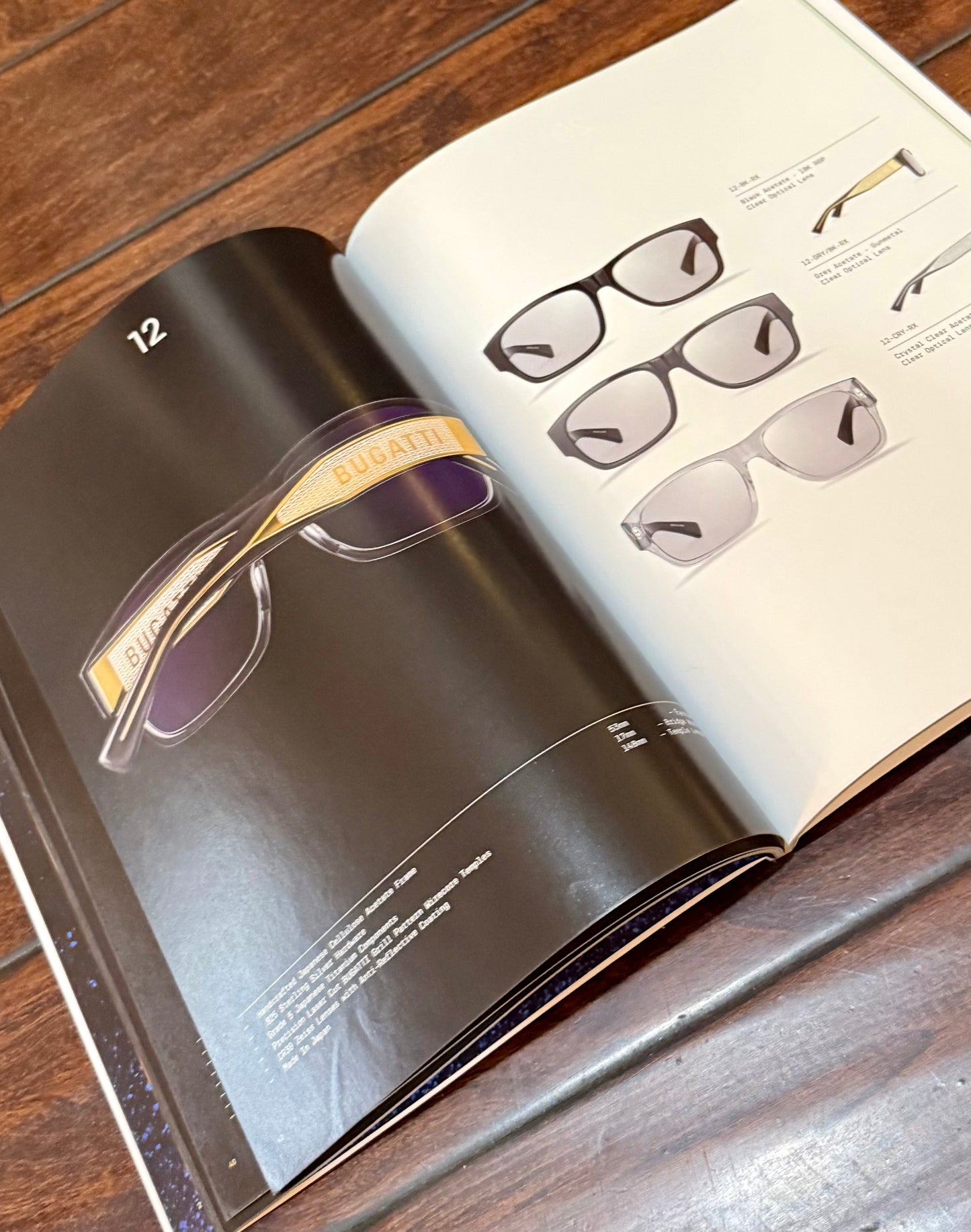 Bugatti Eyewear Collection Official Catalog-Luxury Carbon Package Book
