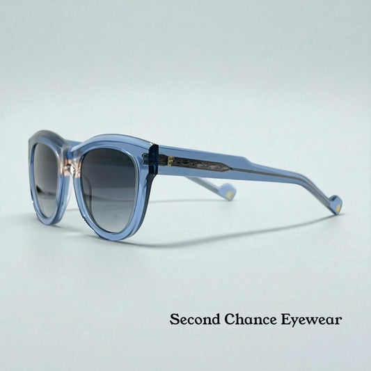 Entourage of 7 Sycamore-Ice Blue 51-24-142 Grey Gradient Sunglasses-New/Unworn