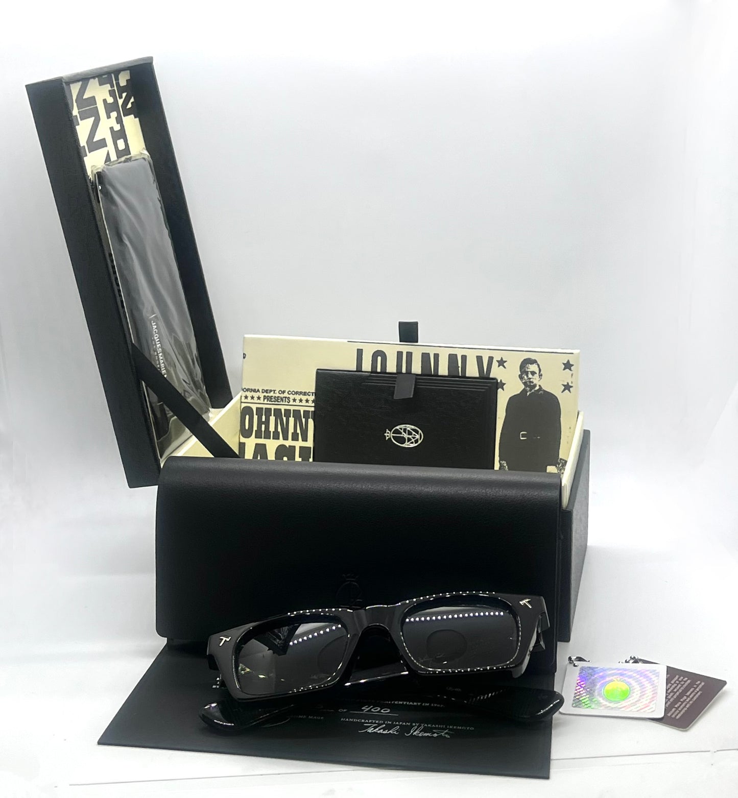 Jacques Marie Mage JOHNNY CASH QUENTIN NOIR 9 Unworn/Full Kit Ltd 400-Japan