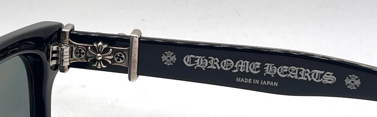Chrome Hearts Vagillionaire II BK Zeiss Custom Sunglasses Full Kit Japan