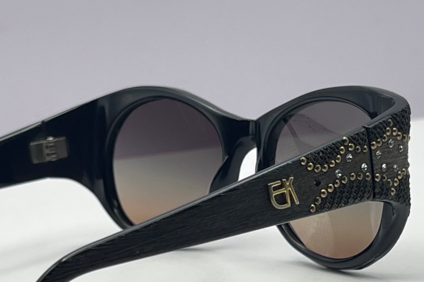 Vintage Emmanuelle Kahnh SUNGLASSES WITH BRAND NEW CUSTOM-GRADIENT Berko’s  Designs Lenses