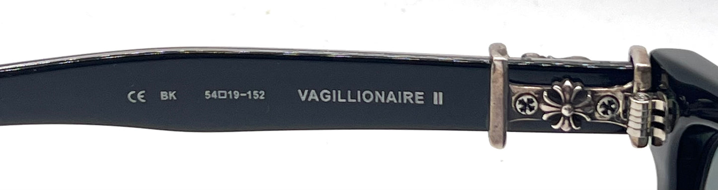 Chrome Hearts Vagillionaire II BK Zeiss Custom Sunglasses Full Kit Japan