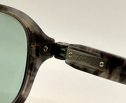 Brioni BR00010 003 Sunglasses – Unworn, Full Kit with Custom Berko’s Designs Aquamarine Lenses