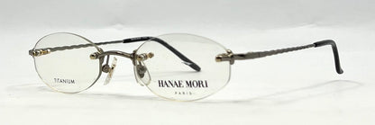 Hanae Mori Paris HP7305 Y2K Minimalist Rimless Titanium Glasses Japan Unworn