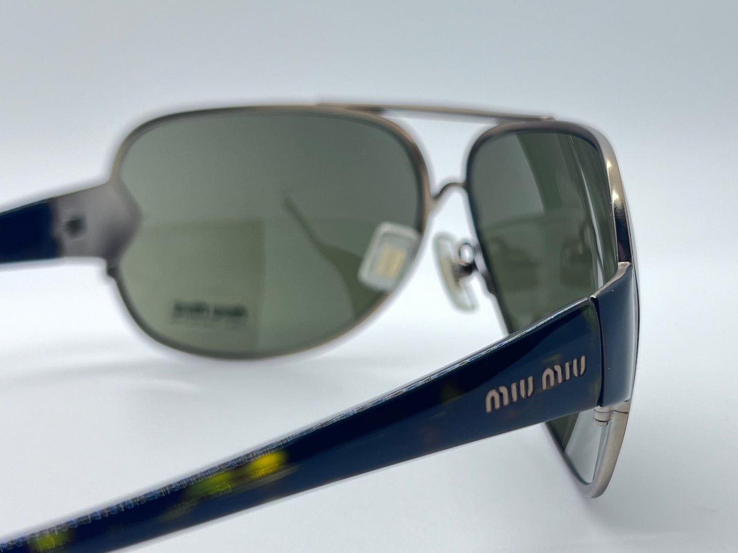 Y2K MIU MIU Pilot/Shield Sunglasses-Mod. SMU55G-Brand New/Unworn 68mm-FULL KIT