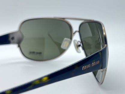 Y2K MIU MIU Pilot/Shield Sunglasses-Mod. SMU55G-Brand New/Unworn 68mm-FULL KIT