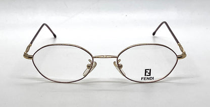 Fendi F500 Amethyst Swirl Unworn/NOS Vintage Eyeglasses Italy 49mm