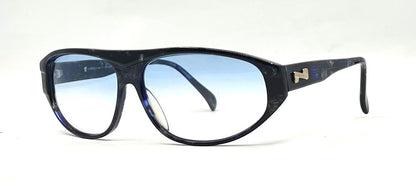 Neostyle Fashtrend 33/667 VINTAGE Sunglasses-Blue Acetate-New Gradient Custom Lenses