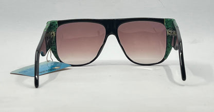 Hervé Bernard 11784 Sunglasses-Snakeskin Temples-Hand Made-Unworn