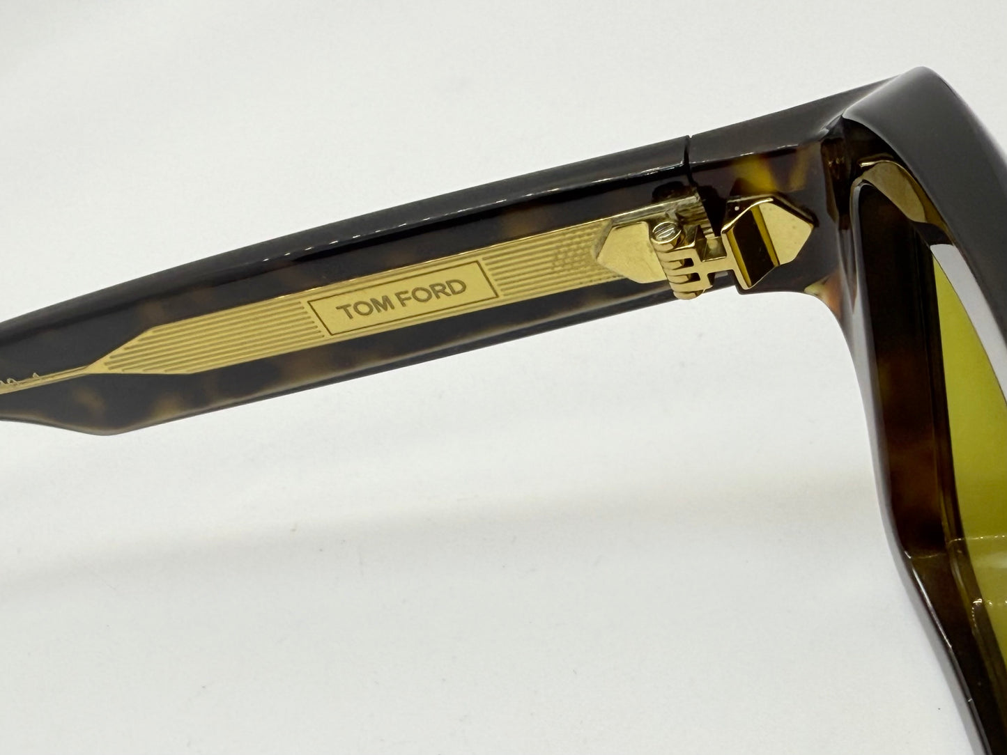 Tom Ford TF1202 52E ICON Collection Sunglasses-Zeiss Yellow Lenses-Full Kit-New