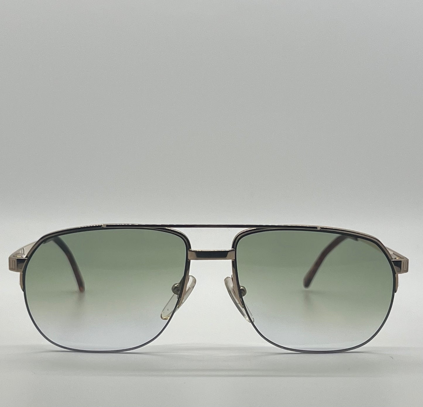 Vintage ALFRED DUNHILL 6233A 41 HALF RIM Frame RENEWED with Brand New- Custom Berko’s Designs Lenses