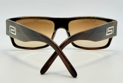 Versace 4127- Brown Gradient Sunglasses – Vintage Deadstock, Made in Italy