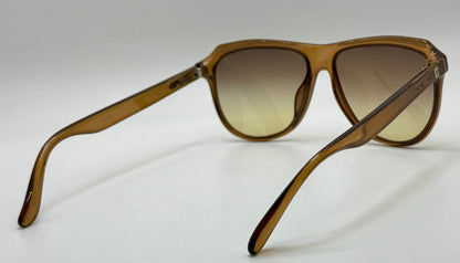 Vintage Playboy 4655 10-Deadstock Austrian Aviators with Custom Berko’s Designs Gradient Brown to Persimmon Lenses