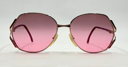 Euroline Exclusive OV55 Vintage Italian Sunglasses-New Pink Gradient Custom Lenses