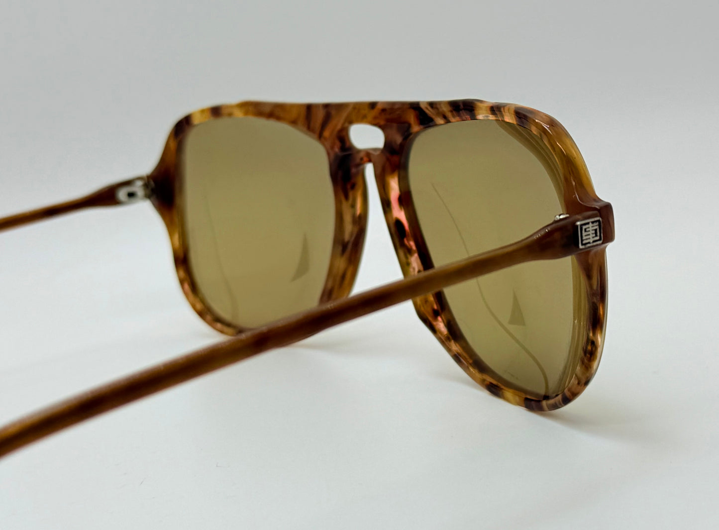 Deadstock Vintage Emilio Pucci 281 085 Tortoise Aviator Sunglasses-Rare 1970s Italian Design