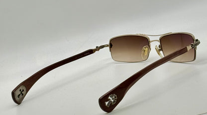 Chrome Hearts TOPPS
-Wood Temple-VINTAGE Rimless Sunglasses-Unworn Full Kit-Japan