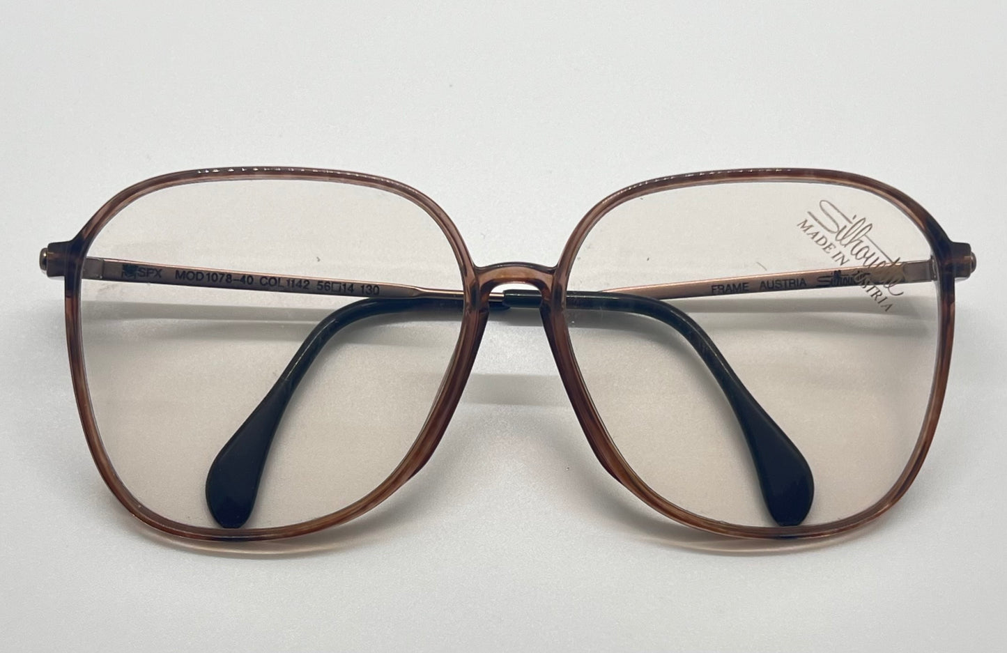 Vintage Deadstock-SILHOUETTE SPX Mod.1078-40 Col.1142-Eyeglass Frame with Factory Lenses