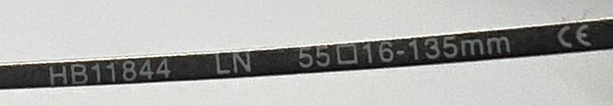 BOSS Hugo Boss HB11844-Y2K Vintage-Rimless Sunglasses-Unworn-55mm